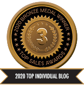 Top Sales Awards - 2020 Top Individual Blog - Bronze