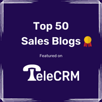 Top 50 Sales Blogs - TeleCRM