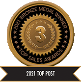 Top Sales Awards - 2021 Top Post - Bronze