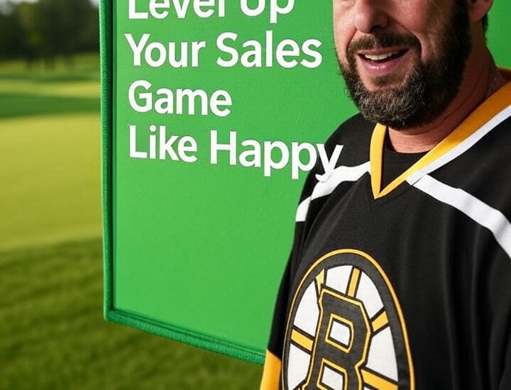 level up your sales game like happy Gilmore
