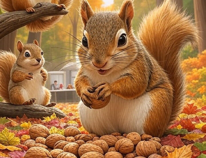 squirrels and salespeople