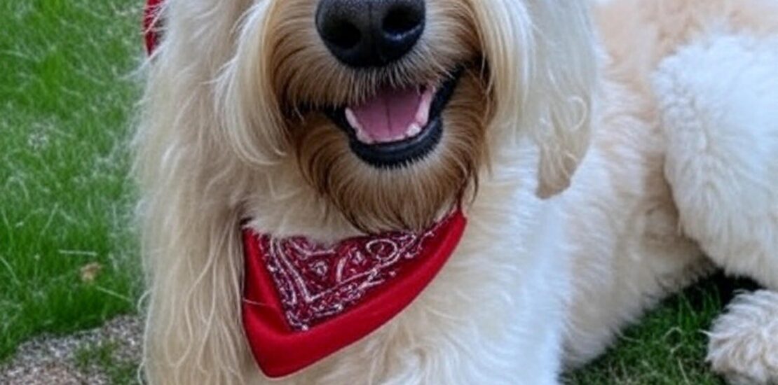 Dinger in his Santa Hat