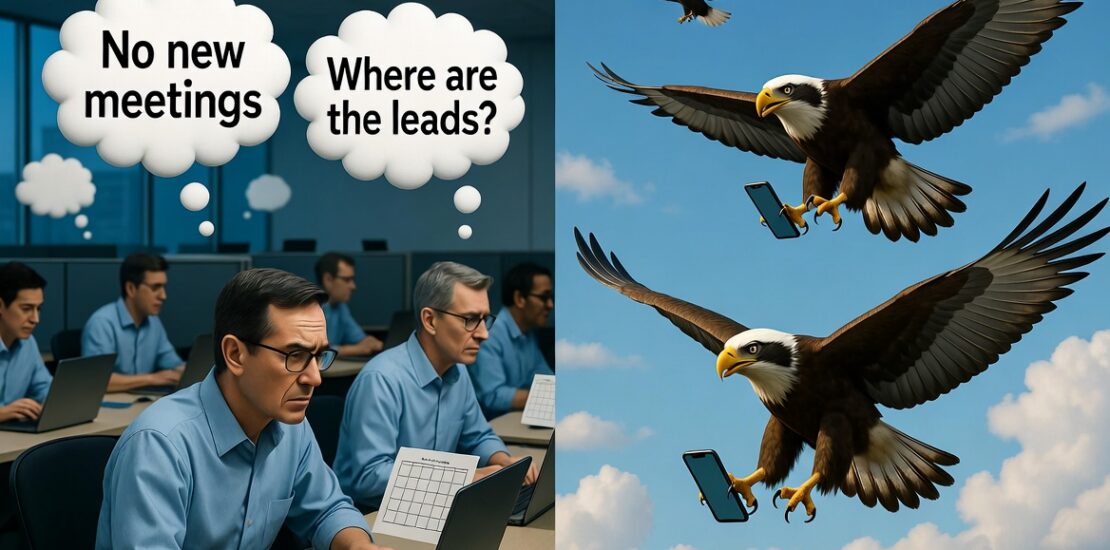 salespeople lack new meetings
