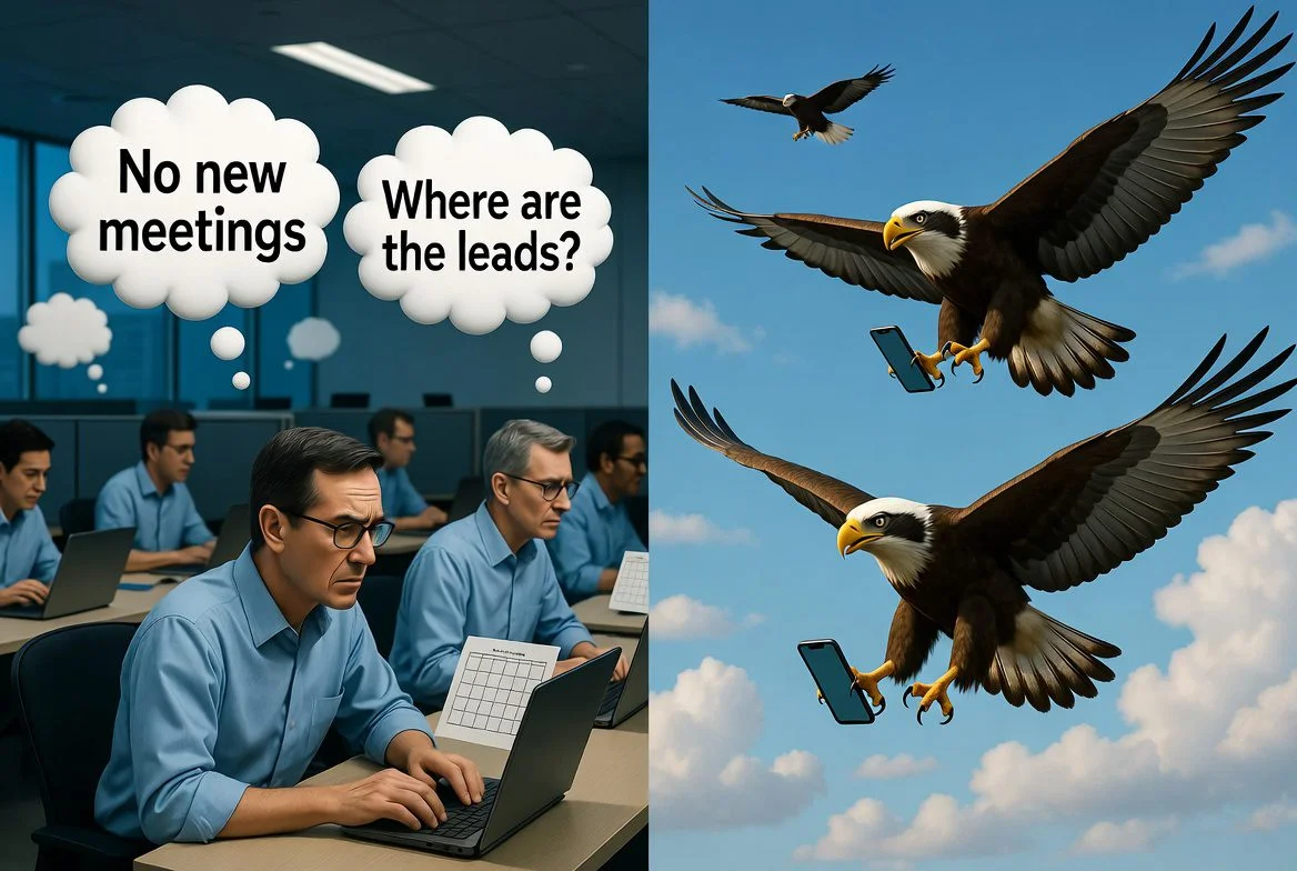 salespeople lack new meetings